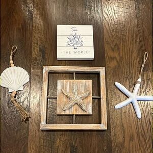Ocean themed wall decor bundle